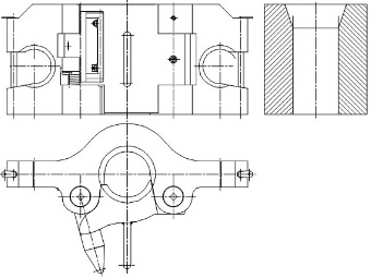 CDZ drill pipe elevator drawing